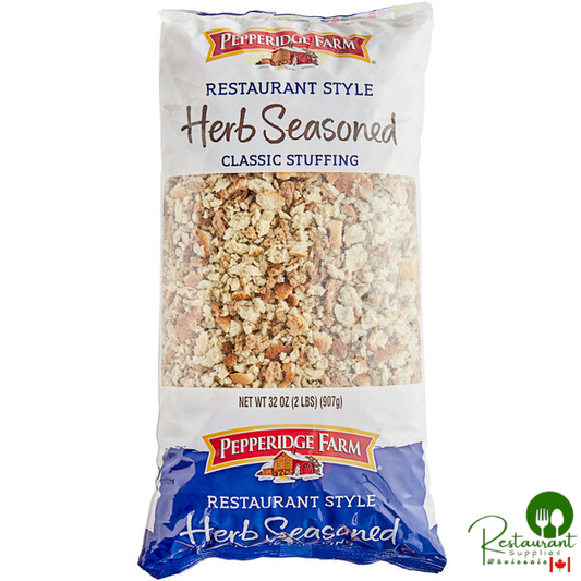 Pepperidge Farm Restaurant-Style Herb Seasoned Classic Stuffing 32 oz. - 6/Case