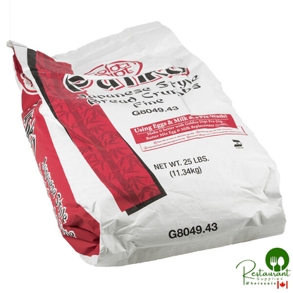 Golden Dipt 25 lb. Japanese-Style Fine Panko Bread Crumbs