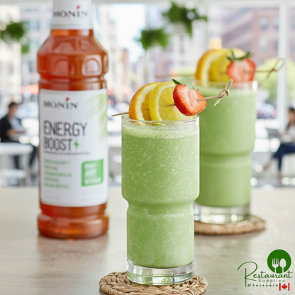 Monin Energy Boost Beverage Enhancement 1 Liter - 4/Case