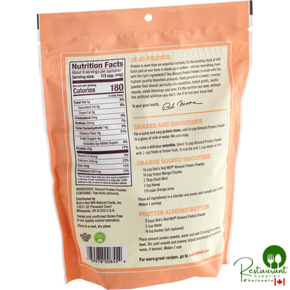 Bob's Red Mill Gluten-Free Almond Protein Powder 14 oz. - 4/Case