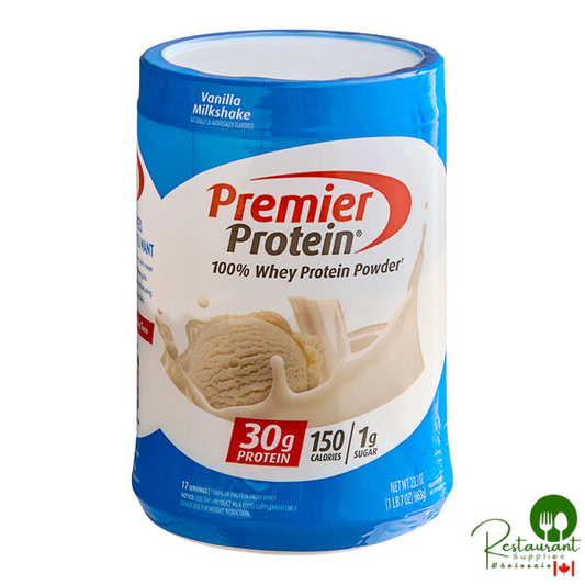 Premier Protein Vanilla Milkshake Protein Powder 23.3 oz. - 3/Case