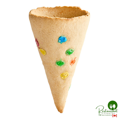 The Cone Guys Mini M&M's® Cookie Ice Cream Cone - 120/Case