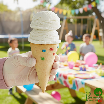 The Cone Guys Mini M&M's® Cookie Ice Cream Cone - 120/Case