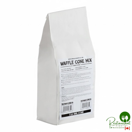 Vanilla Waffle Cone Mix 5 lb. Bag By Prime - 6/Case
