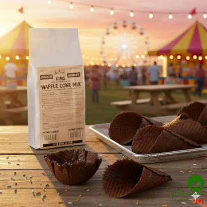 Chocolate Waffle Cone Mix 5 lb. Bag By Prime- 6/Case