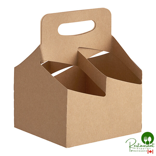 4-Cup 12-24 oz. Drink Carrier with Handle By Prime - 200/Case