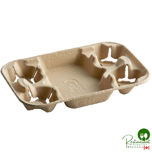 8-32 oz. 4-Cup Carrier with Tray By Prime - 250/Case