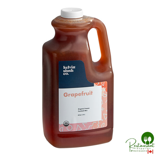 Kelvin Slush Co. Organic Frozen Grapefruit Cocktail Mix 64 fl. oz. - 4/Case