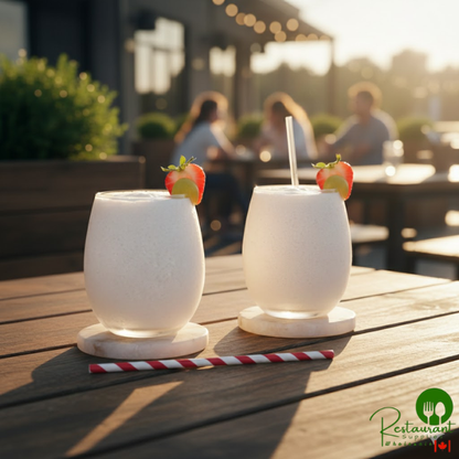 Kelvin Slush Co. Organic Frozen Frose Blanc Cocktail Mix 64 fl. oz. - 4/Case