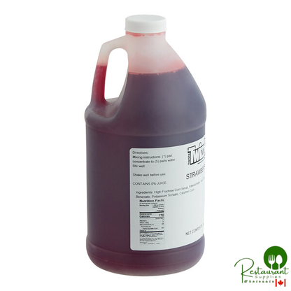 TWIZZLERS Strawberry Slushy 5:1 Concentrate 1/2 Gallon - 6/Case