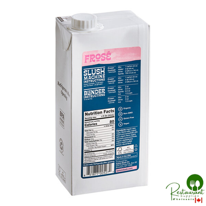 Kelvin Slush Co. Organic Frozen Frose Cocktail Mix 32 fl. oz. - 6/Case