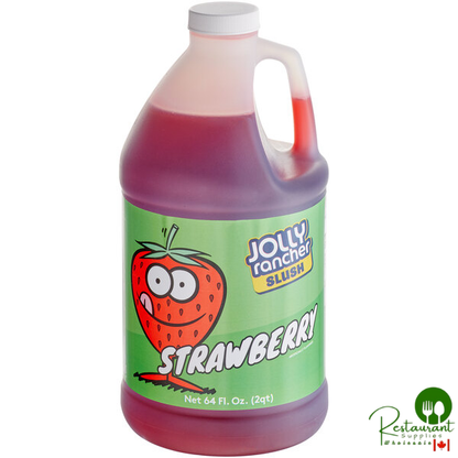 Jolly Rancher 1/2 Gallon Strawberry Slushy 5:1 Concentrate - 6/Case