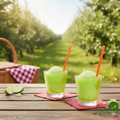 Jolly Rancher 1/2 Gallon Sugar-Free Green Apple Slushy 5:1 Concentrate - 6/Case