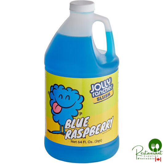 Jolly Rancher 1/2 Gallon Blue Raspberry Slushy 5:1 Concentrate - 6/Case