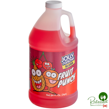 Jolly Rancher 1/2 Gallon Fruit Punch Slushy 5:1 Concentrate - 6/Case