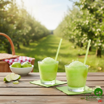 Jolly Rancher 1/2 Gallon Green Apple Slushy 5:1 Concentrate - 6/Case