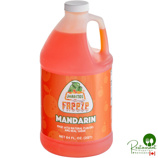 Jarritos® 1/2 Gallon Mandarin Slushy 5:1 Concentrate - 6/Case
