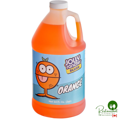 Jolly Rancher 1/2 Gallon Orange Slushy 5:1 Concentrate - 6/Case