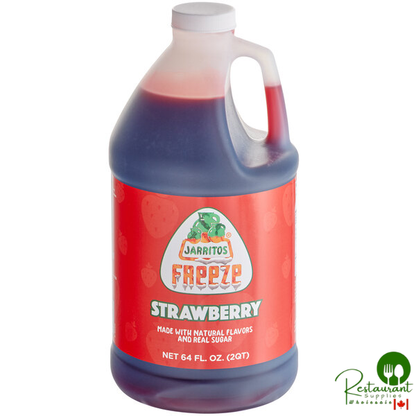 Jarritos® 1/2 Gallon Strawberry Slushy 5:1 Concentrate - 6/Case