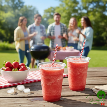 Original Slushie Company Cherry Carbonated Slushy 5:1 Concentrate 2.5 Gallon Bag In Box