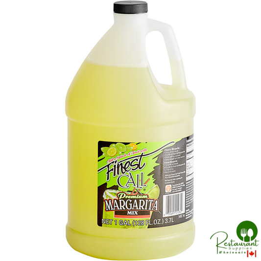 Finest Call 1 Gallon Ready-to-Use Margarita Mix - 4/Case