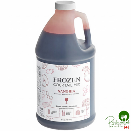 Sangria Frozen Cocktail Mix Concentrate 1/2 Gallon By Prime - 6/Case
