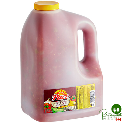Pace Medium Picante Sauce 1 Gallon Jug - 4/Case