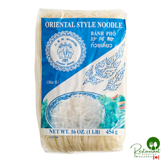 Erawan Small Thai Rice Stick Noodles 1 lb. - 30/Case
