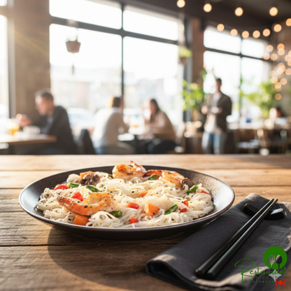 Erawan Small Thai Rice Stick Noodles 1 lb. - 30/Case