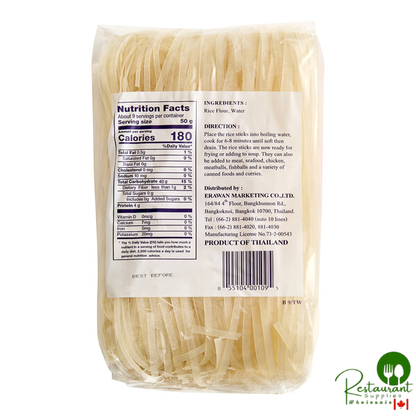 Erawan Large Thai Rice Stick Noodles 1 lb. - 30/Case