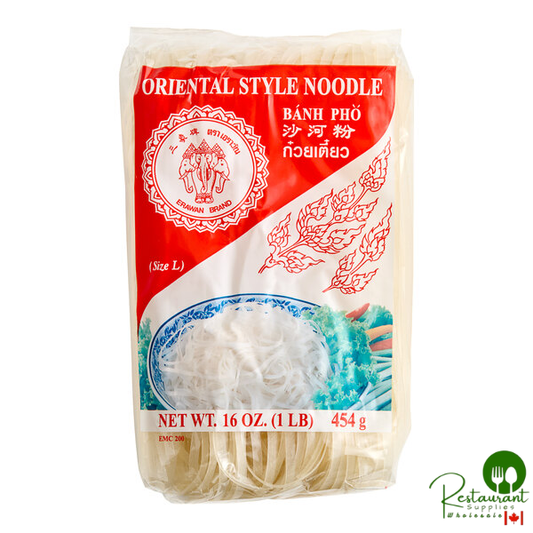 Erawan Large Thai Rice Stick Noodles 1 lb. - 30/Case