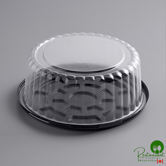 8" Low Dome Cake Display Container with Clear Dome Lid By Prime - 100/Case