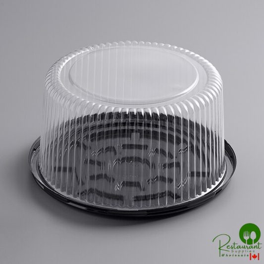 8" High Dome Cake Display Container with Clear Dome Lid By Prime- 100/Case