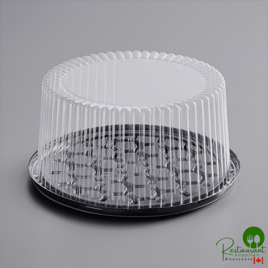 9" High Dome Cake Display Container with Clear Dome Lid  By Prime- 80/Case