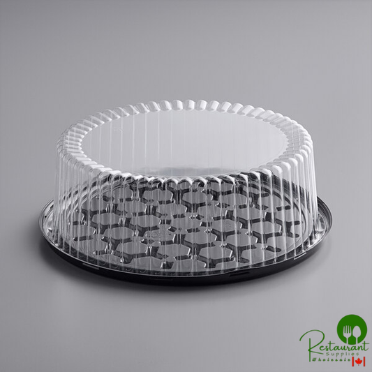 9" Low Dome Cake Display Container with Clear Dome Lid By Prime- 80/Case