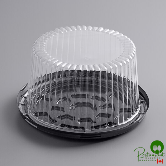 7" High Dome Cake Display Container with Clear Dome Lid By Prime- 100/Case