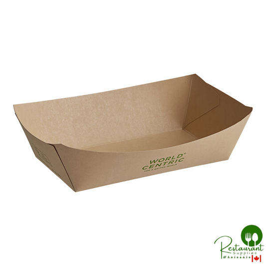 World Centric NoTree #500 5 lb. Compostable Food Tray - 500/Case