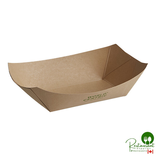World Centric NoTree #100 1 lb. Compostable Food Tray - 1,000/Case