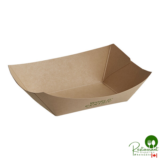 World Centric NoTree #50 1/2 lb. Compostable Food Tray - 1,000/Case