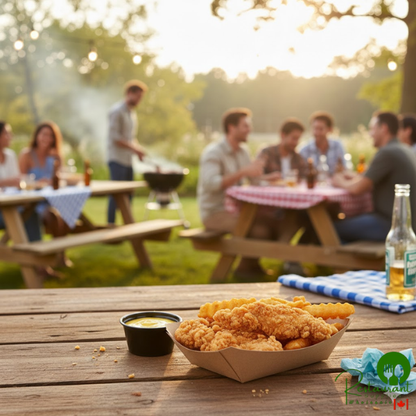 Bagcraft Packaging 300696 1 lb. EcoCraft Grease-Proof Natural Kraft Food Tray - 1,000/Case