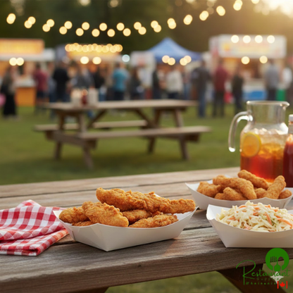 #100 1 lb. White Customizable Paper Food Tray - 1,000/Case