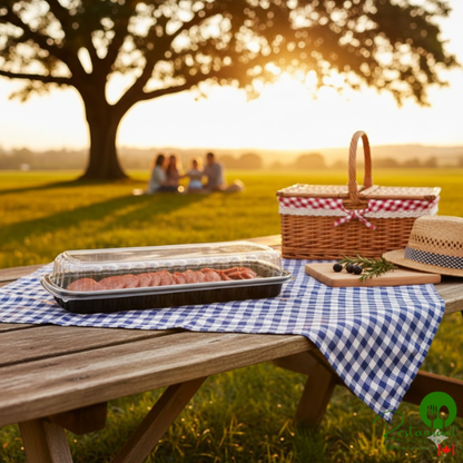 Pactiv MealMaster 16 5/8" x 7 5/16" x 3" Full Slab Black Rib Container with Dome Lid - 70/Case