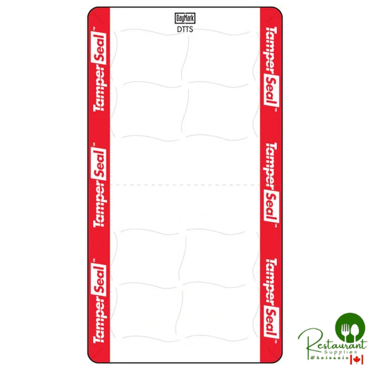 DayMark IT118675B TamperSeal 2" x 4" Direct Thermal Tamper-Evident Label - 12,000/Case