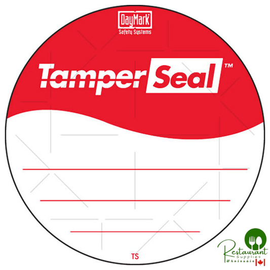 DayMark IT118674B TamperSeal 3" Hand-Writable Tamper-Evident Label - 12,000/Case