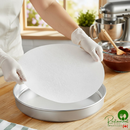 12" Round Dry Wax Pan Liner  By Prime- 1,000/Case
