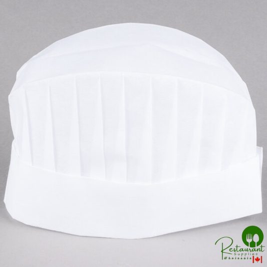 Chef Revival 7" Disposable Non-Woven Corporate Chef Hat with Vented Top - 25/Case