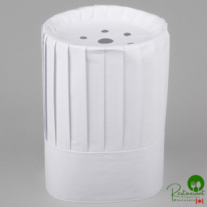 Royal Paper RCH10 10" Pleated Disposable Chef Hat - 24/Case