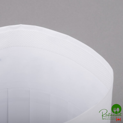 Royal Paper RCH9 9" Pleated Disposable Chef Hat - 24/Case