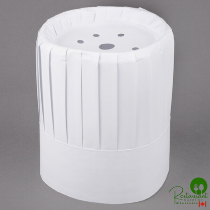Royal Paper RCH9 9" Pleated Disposable Chef Hat - 24/Case