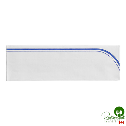 Adjustable Blue Stripe Disposable Overseas Cap By Prime- 1,000/Case